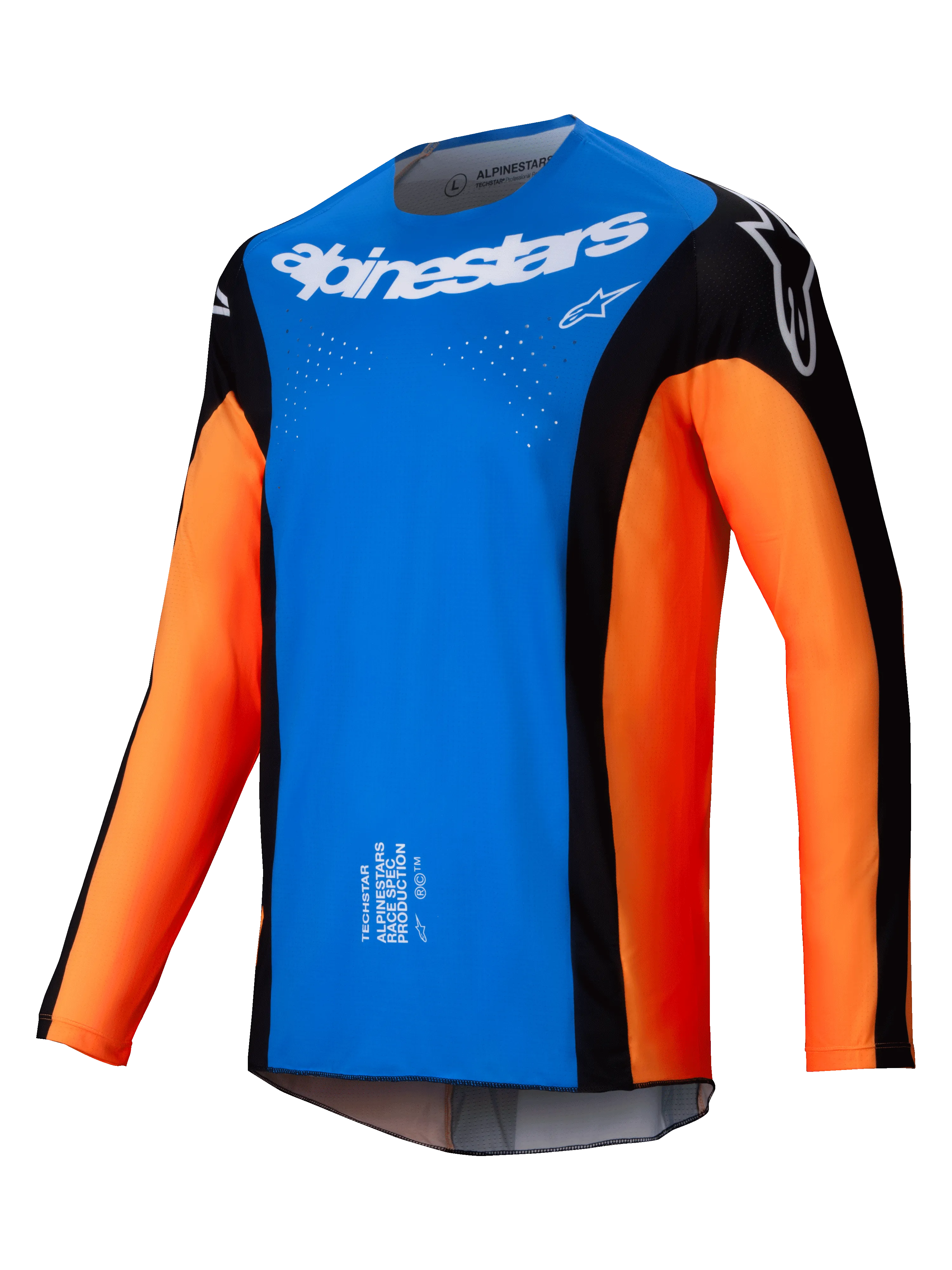 2025 Alpinestars Techstar Melt Jersey Orange Blue