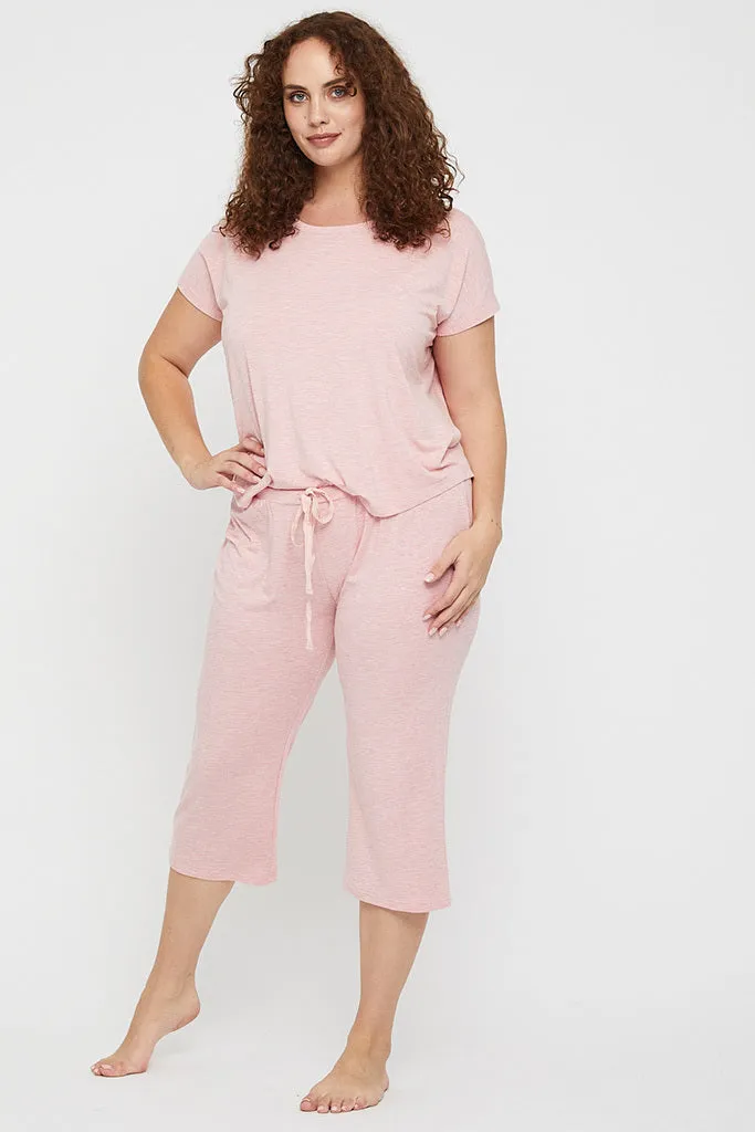 3/4 PJ Pant - Rose