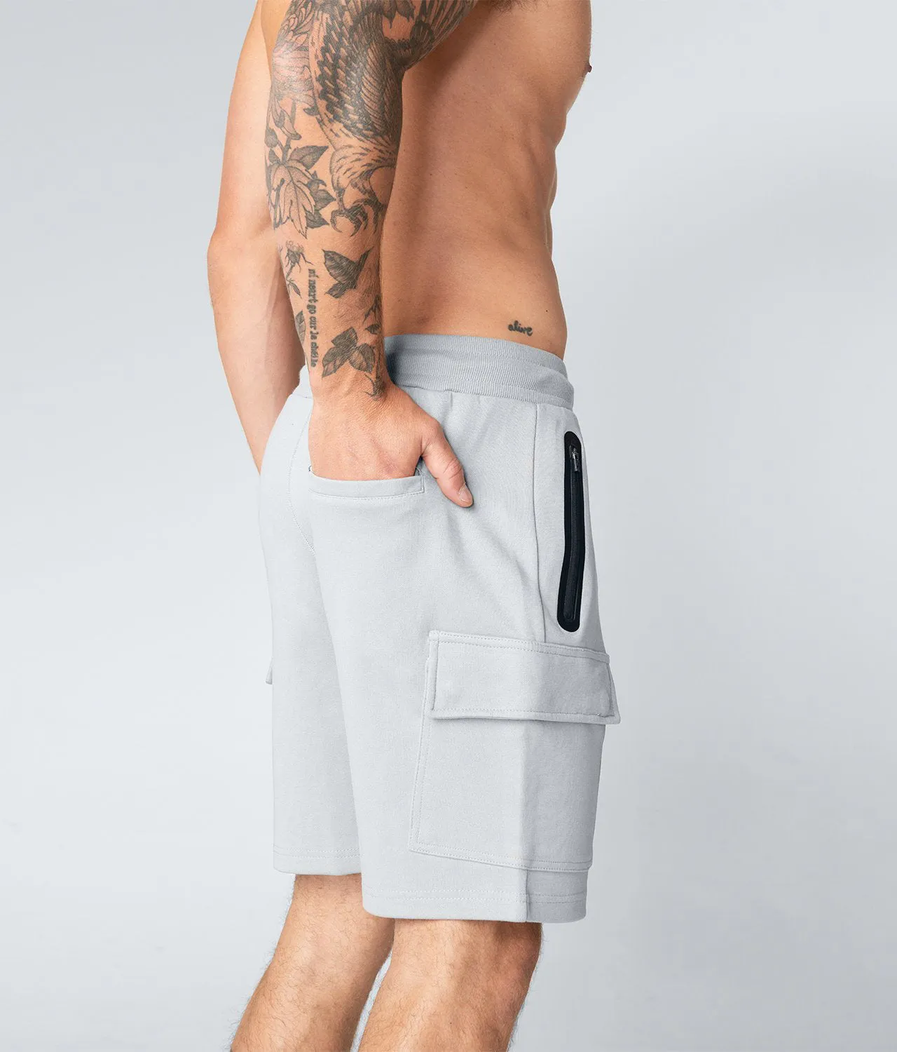 3500 . Viscose Regular-Fit Shorts - Grey