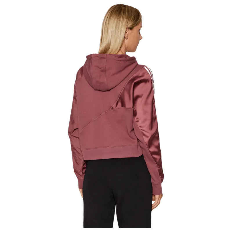 Adidas Womens Burgundy Pullover Hoodie