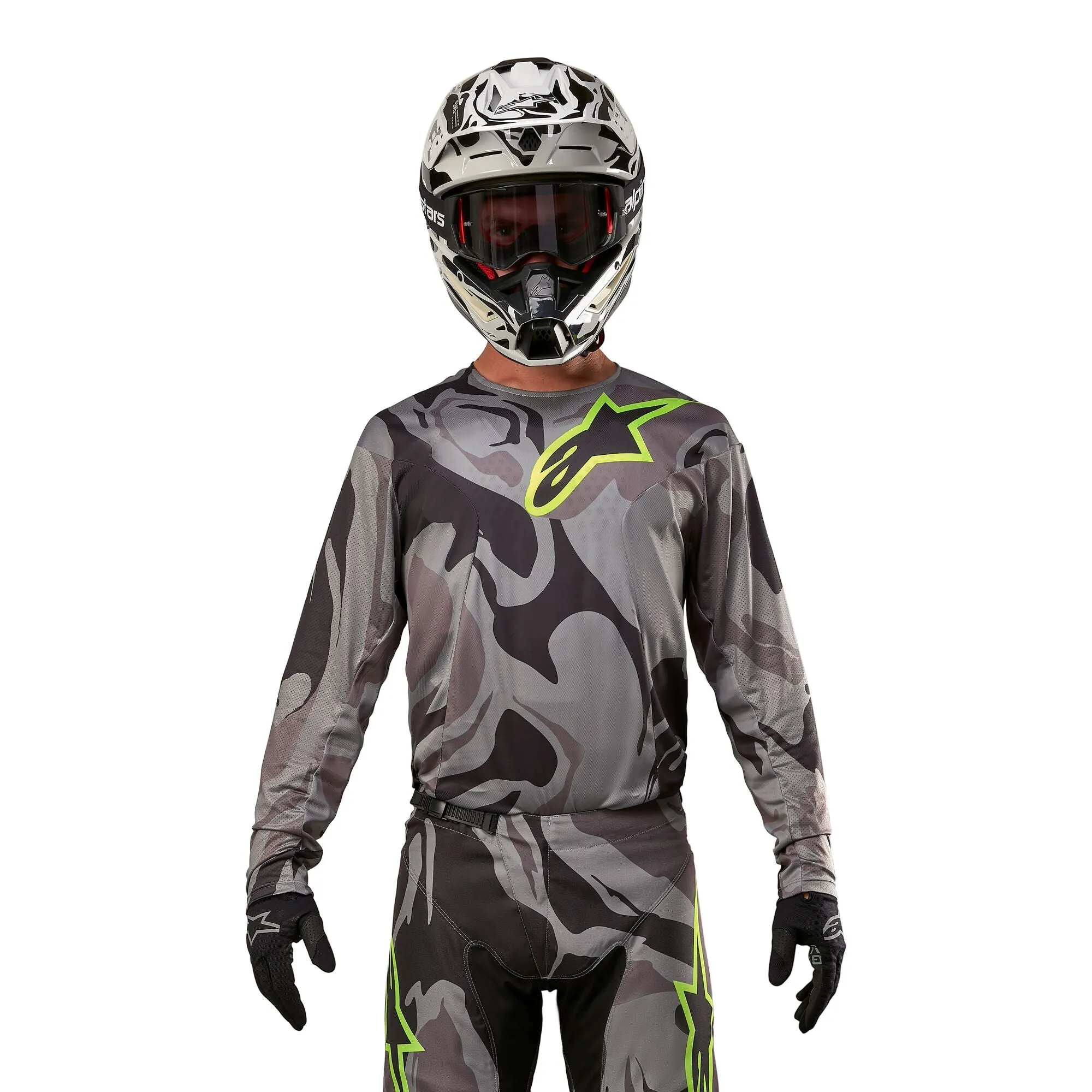 Alpinestars Racer Tactical Cast Gray Camo Magnet Combo