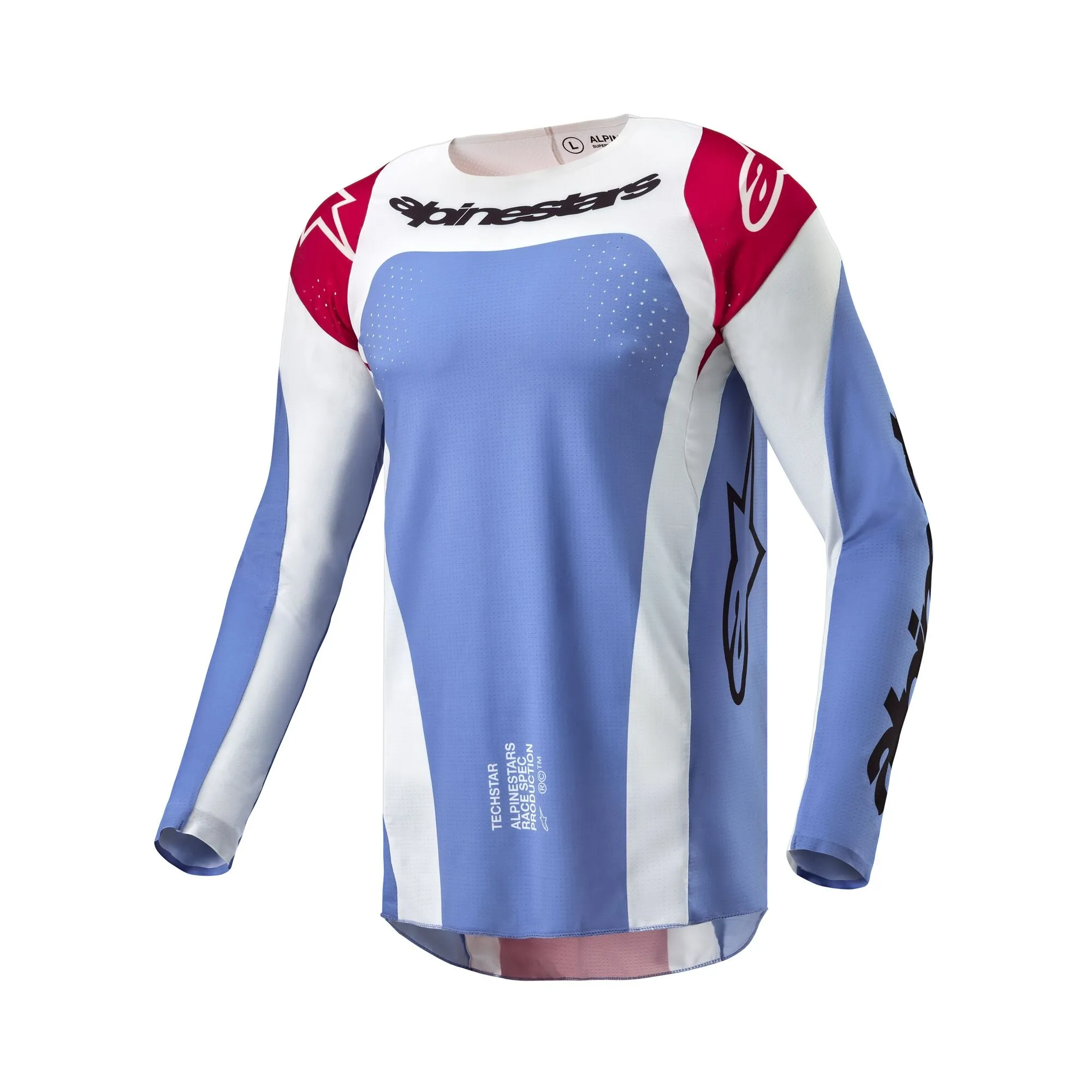 Alpinestars Techstar Ocuri Light Blue Mars Red White Combo