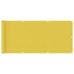 Balcony Screen Yellow 75x400 cm HDPE