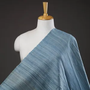 Blue - Bhagalpuri Handwoven Pure Desi Tussar Silk Fabric 11