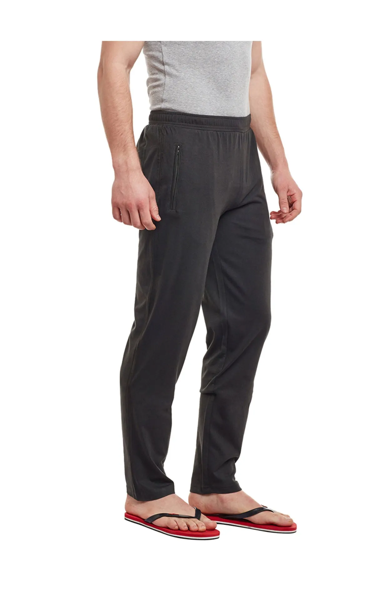 Bodyactive Track Pant with Zipper pocket-L7-BGRN