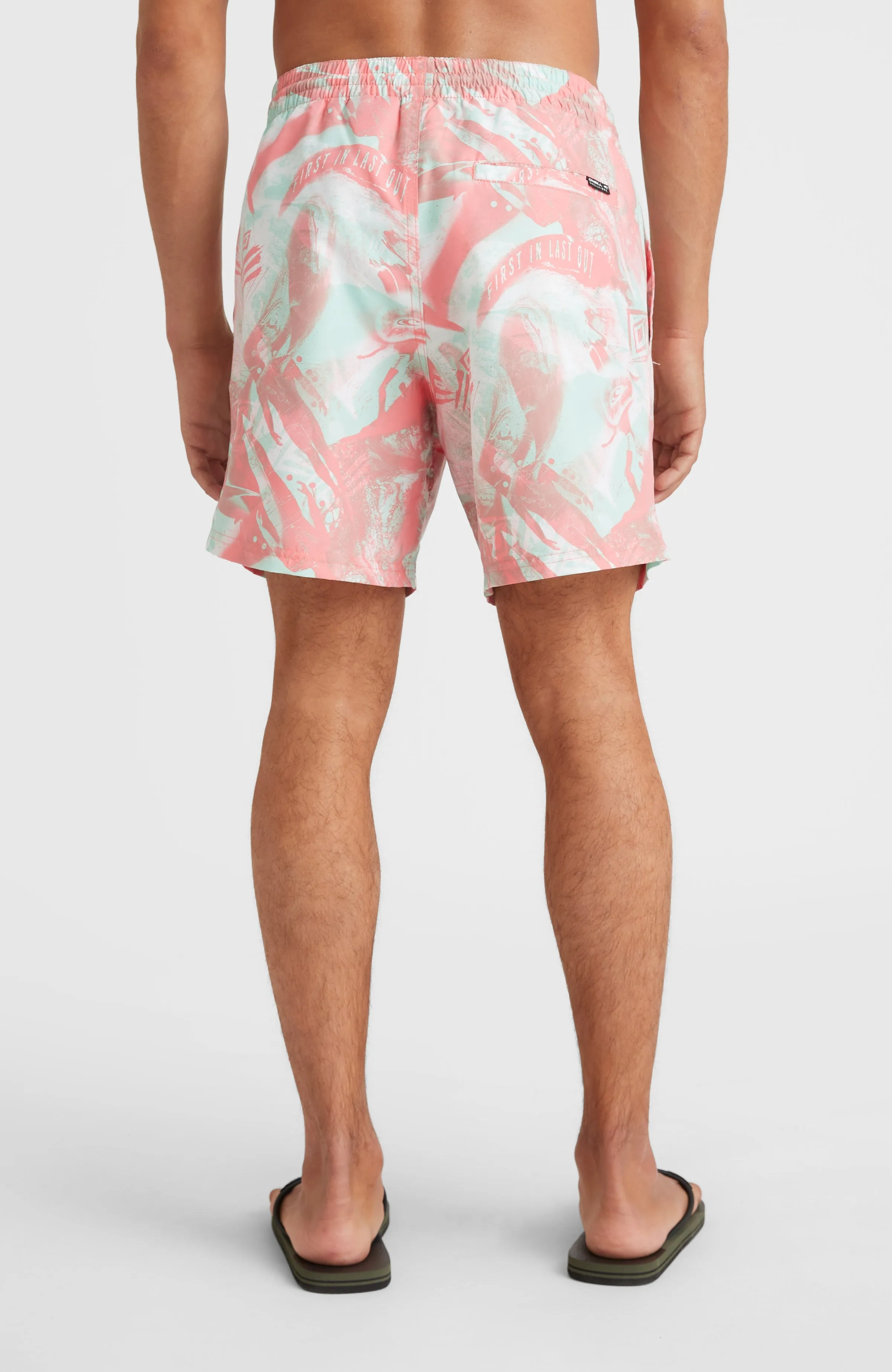 Cali Crazy 16'' Swim Shorts | Peach Crazy Jack