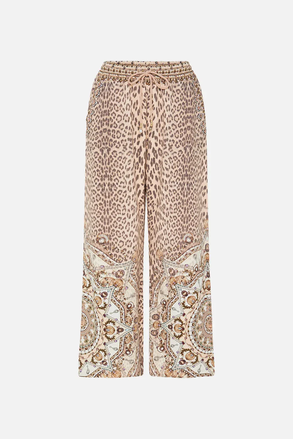 CAMILLA | Grotto Goddess Embellished Straight Leg Track Pant