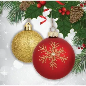 Christmas Ornament Elegance - Guest Napkins (16ct)