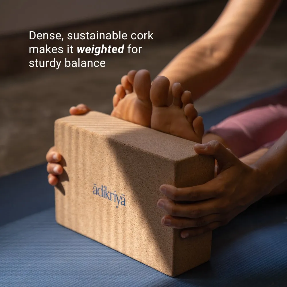 Cork Yoga Blocks (Set of 2)