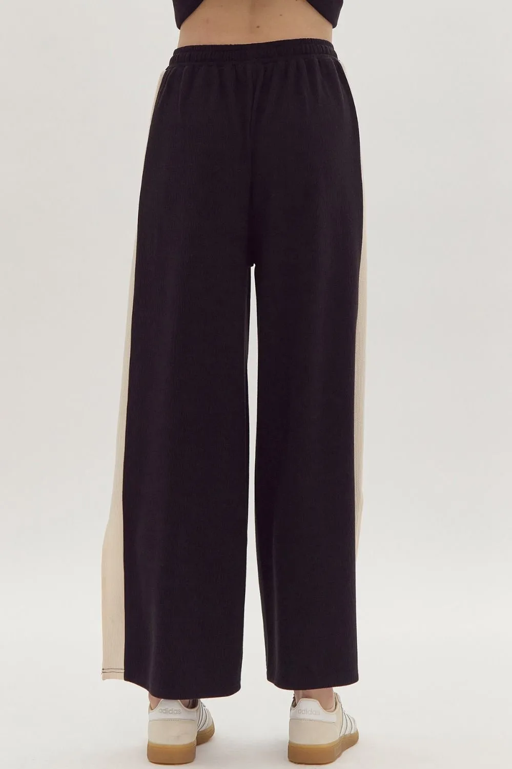 Cozy Chic Set Pants - Black *Regular & Curvy*