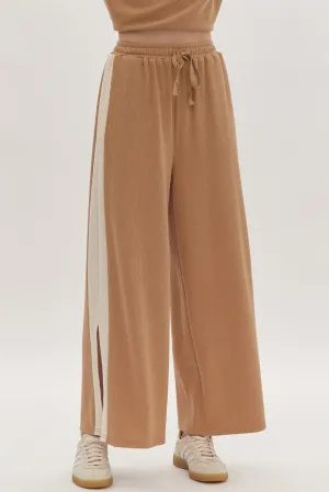 Cozy Chic Set Pants - Camel *Regular & Curvy*