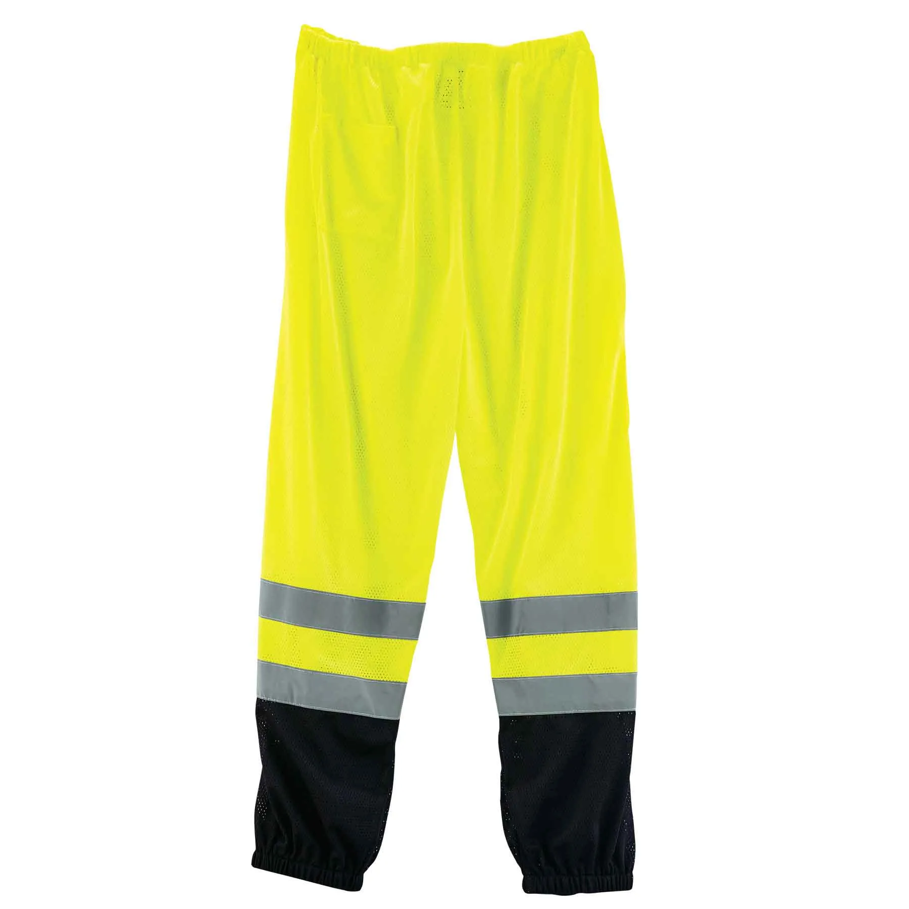 Ergodyne 23953 GloWear 8910BK Supplemental Class E Black Bottom Hi-Vis Pants, Small/Medium, HV Lime