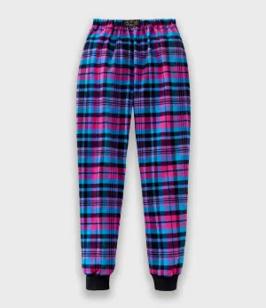 Flannel Jogger Pants - Tropic