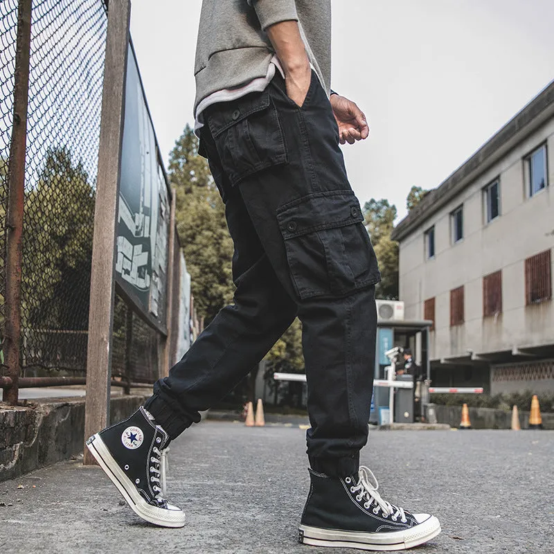 Flap Pocket Tapered Cargo Pants M00006