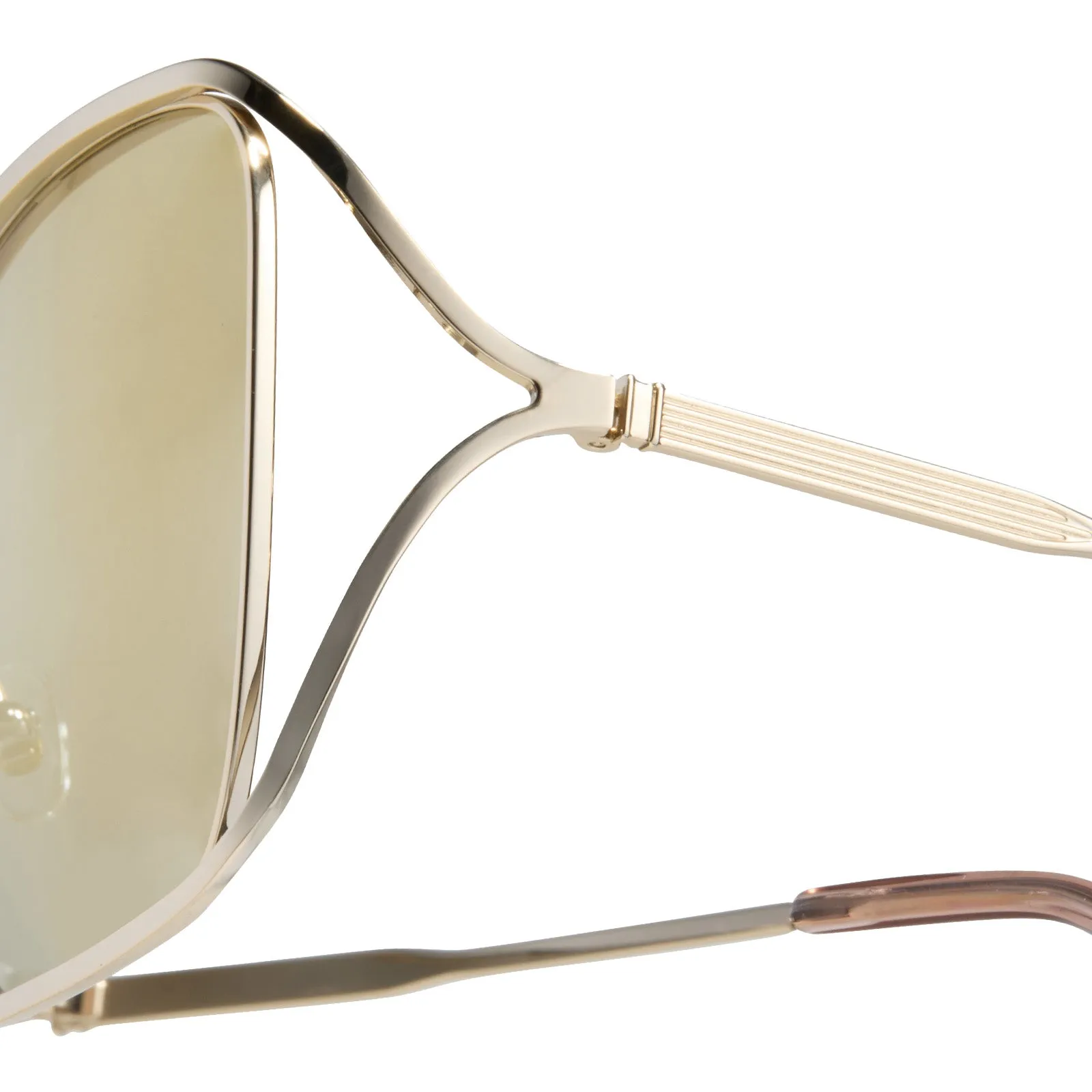 FRANCESCA - GOLD WITH CAFÉ OLE   GOLD FLASH POLARIZED SUNGLASSES