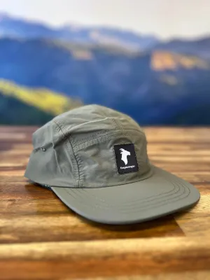 GOAT (Timpanogos) -  5-panel Water-Repellant Nylon Camp Hat (Military Green)