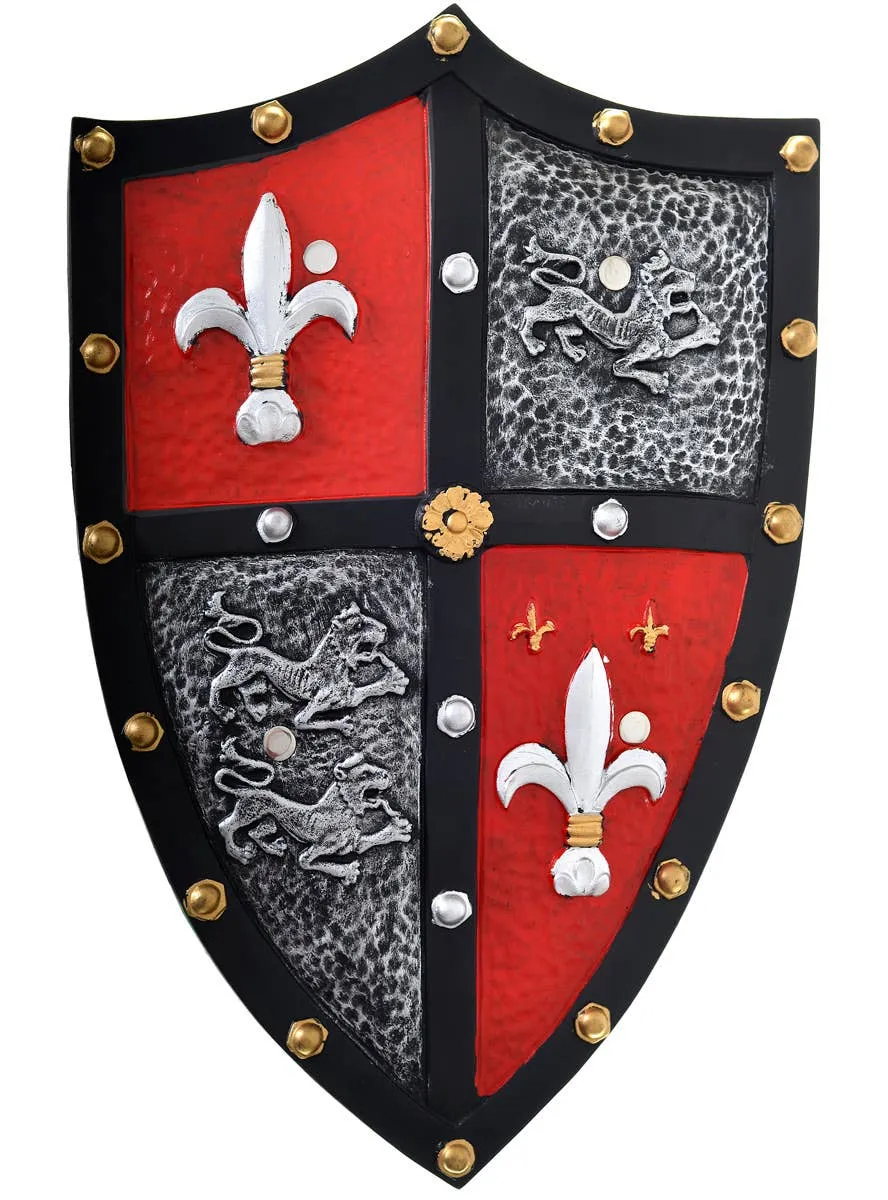 Heavy Medieval Knight Deluxe Battle Shield