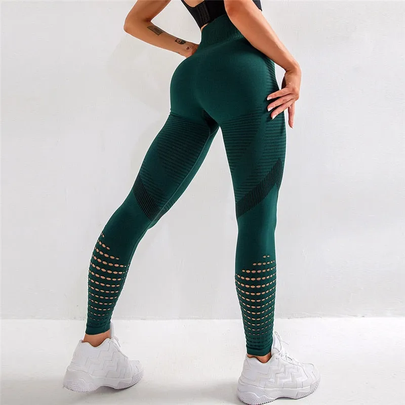 High Waist Seamless Leggings for Women Push Up Yoga Pants Squat Proof Elastic Leggings