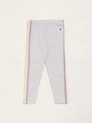 HOP Kids Grey Striped Leggings