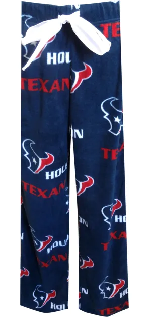 Houston Texans Ladies Ultra Soft Fleece Lounge Pants