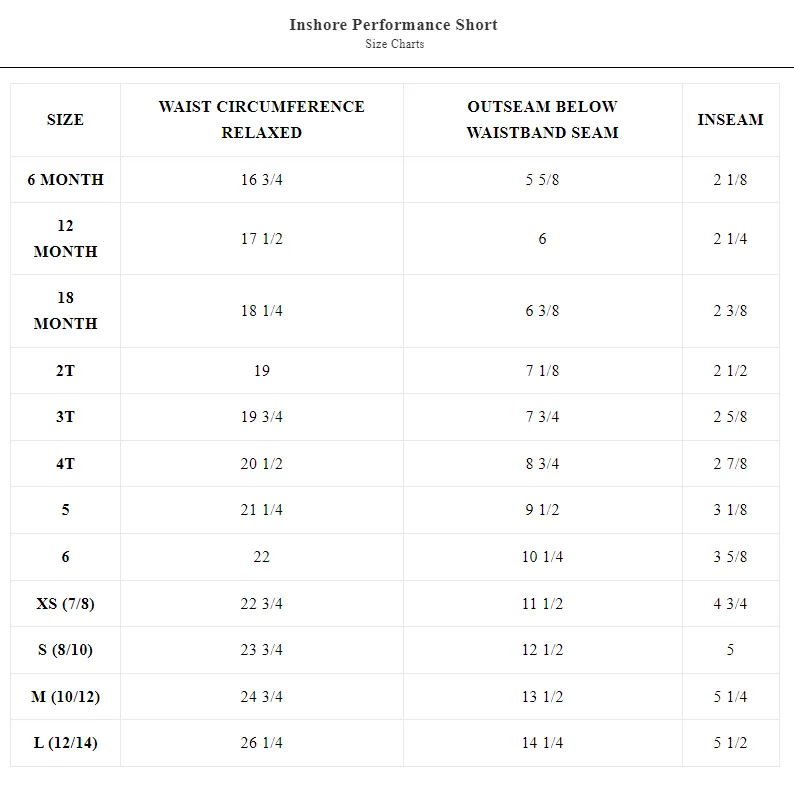 Inshore Performance Short- Set Sail