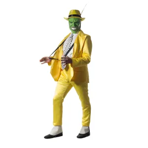 Jim Carrey "The Mask" Costume / Yellow Tuxedo / Yellow Double Breasted Suit / PSY Gangnam Style Comedian Sidekick