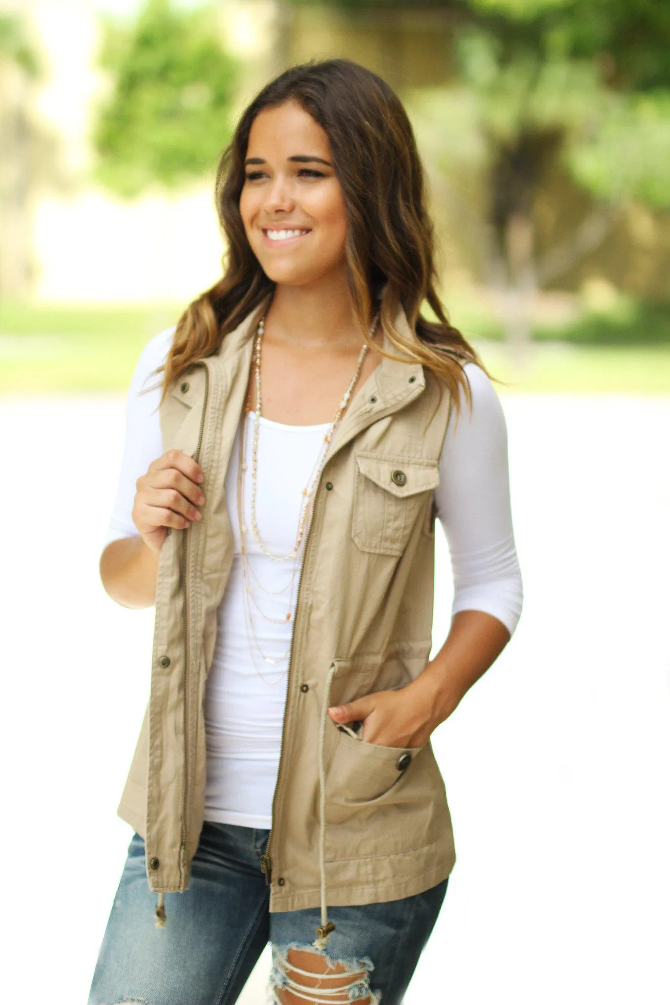 Khaki Vest