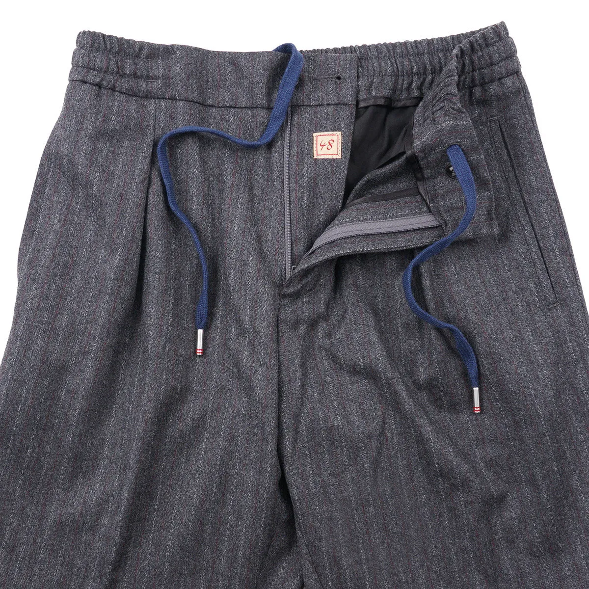 Marco Pescarolo Flannel Wool Jogger Pants