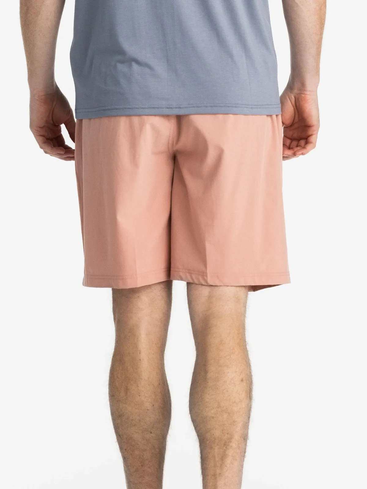 Men's Breeze Short – 8" - Orange Dusk