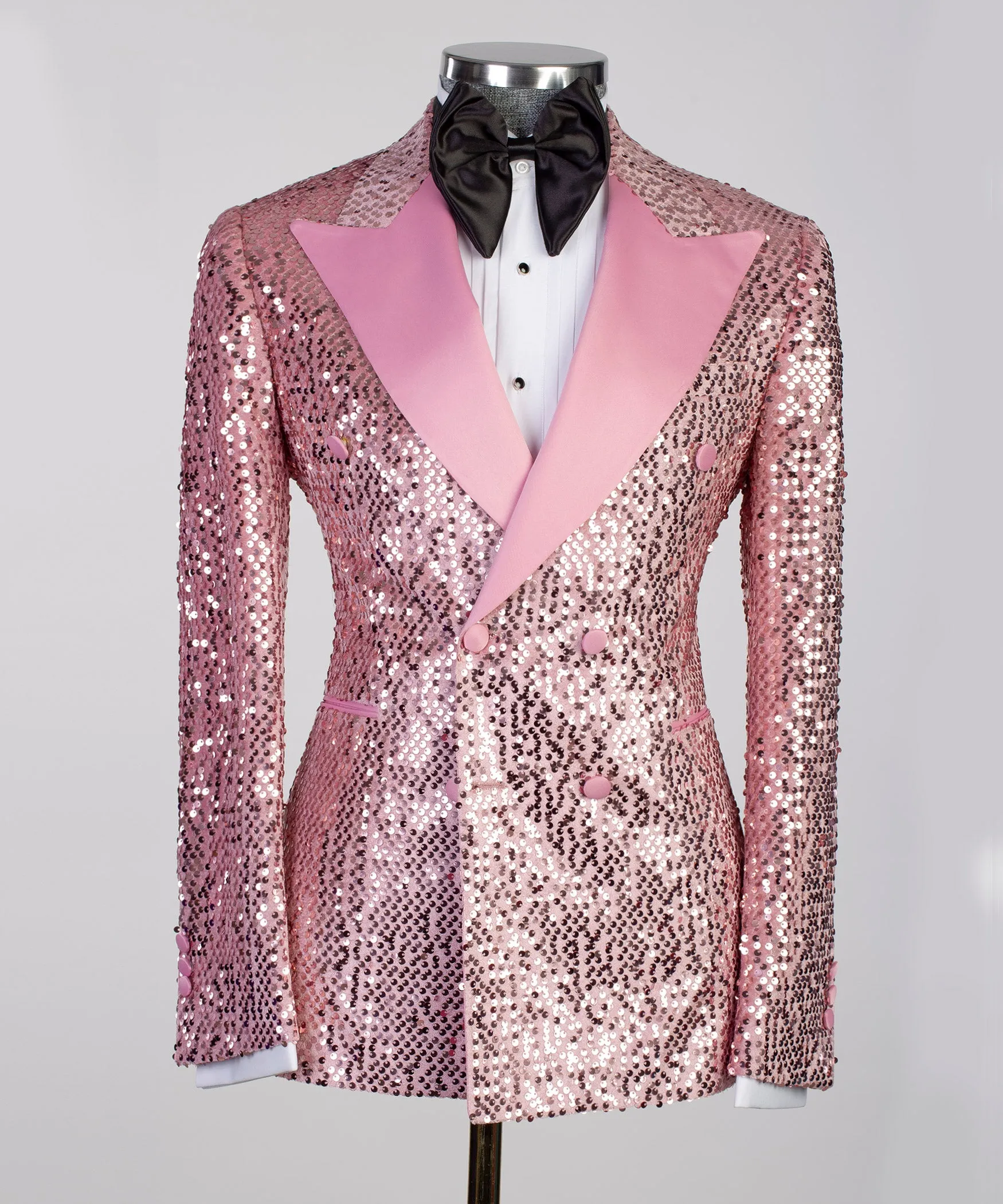 Men's Shining Light Pink Tuxedo