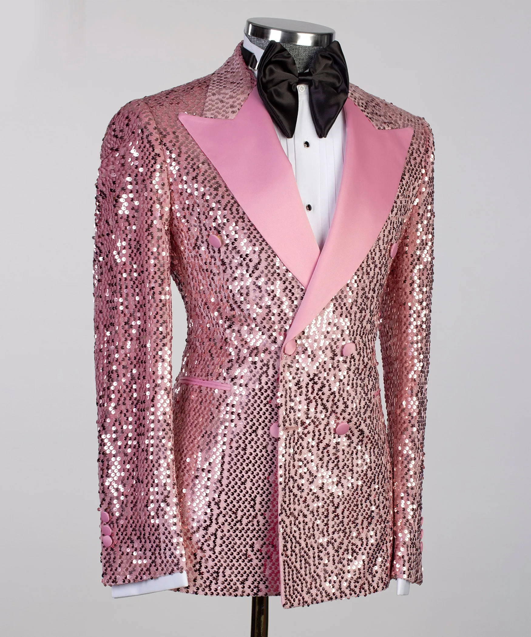 Men's Shining Light Pink Tuxedo