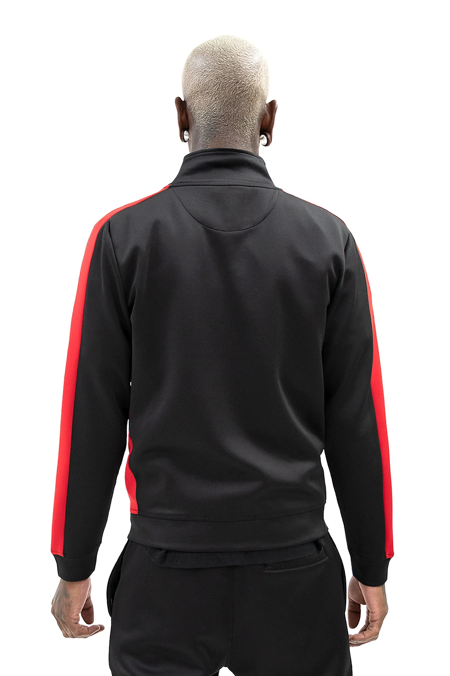 Men's Striped Solid Track Jacket