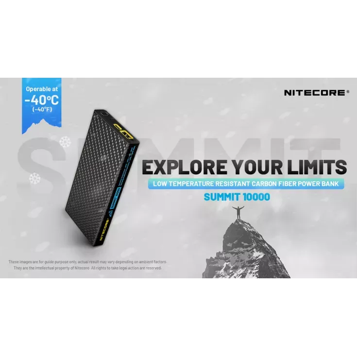 Nitecore Summit 10000 -40C Low Temperature Resistant Power Bank