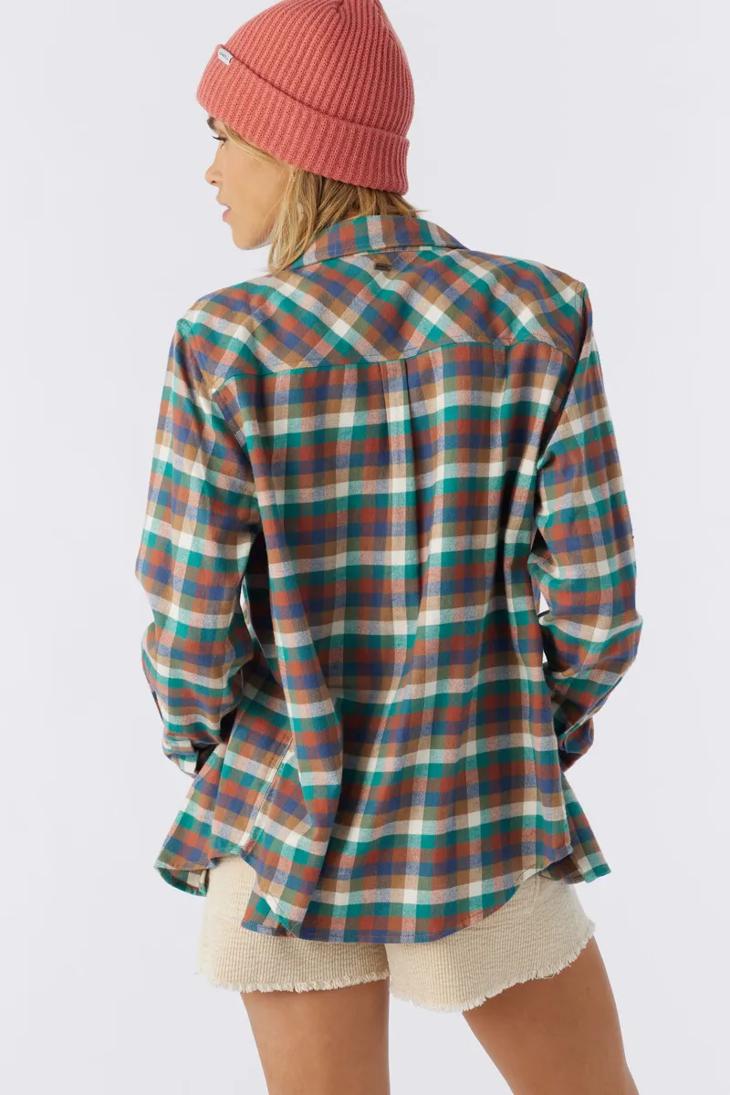 O'Neill Logan Flannel Top - Multi Colored