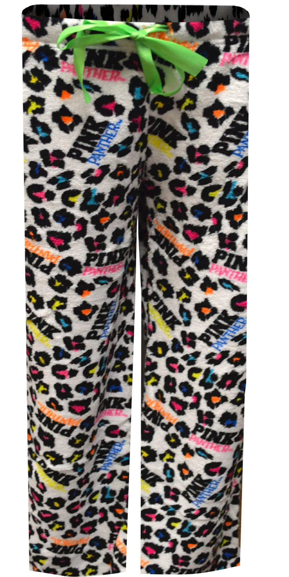 PINK Panther Leopard Print White Plus Size Lounge Pant