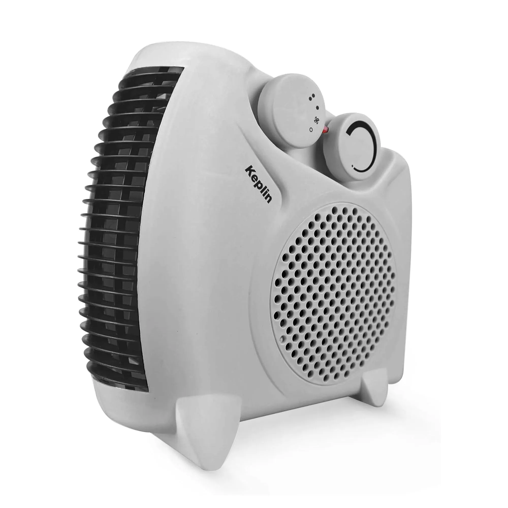 Portable Electric Fan Heater - Adjustable Thermostat, 2 Heat Setting and Overheat Protected