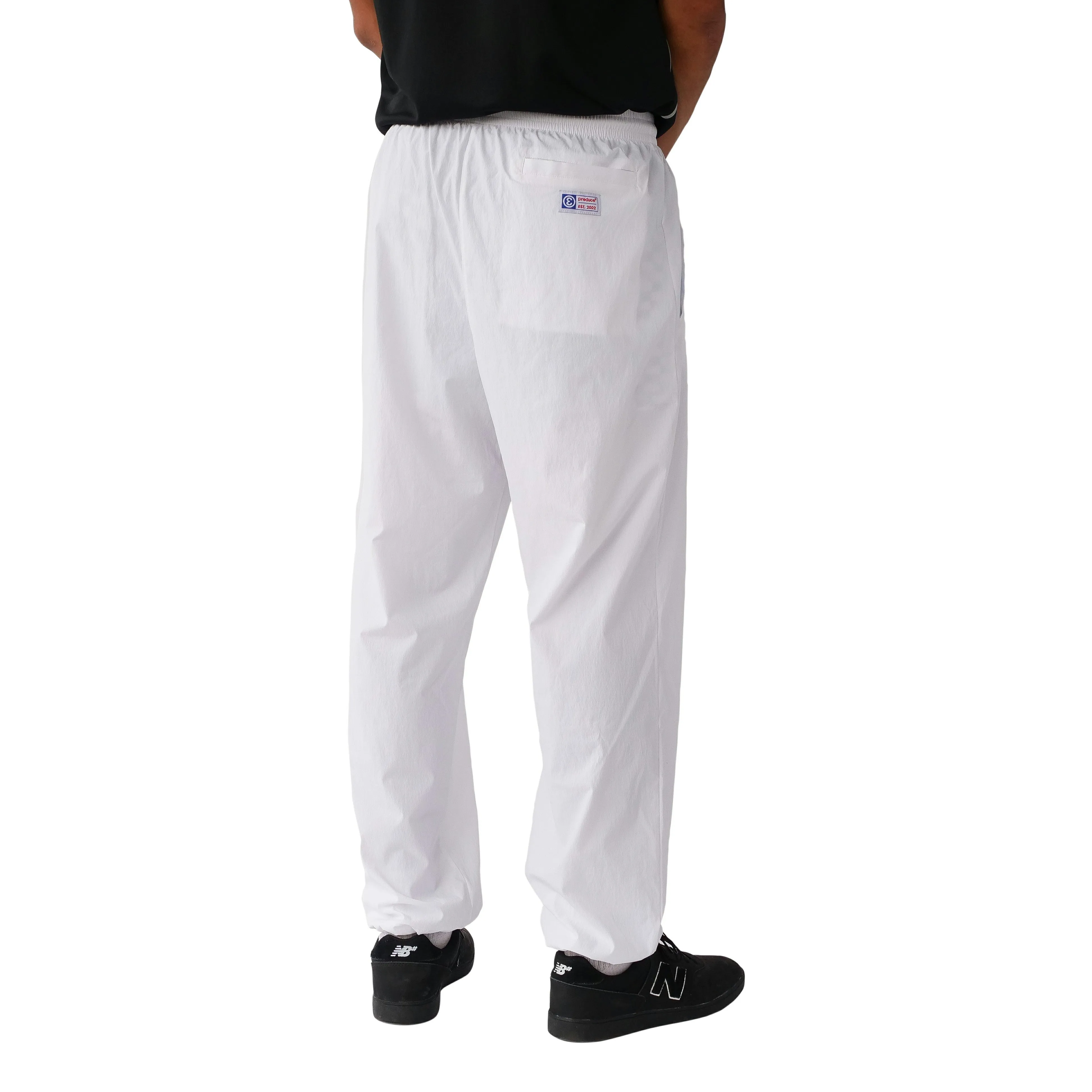 White/Red PRDC Track Pants - Stylish, Comfortable, Athletic Wear