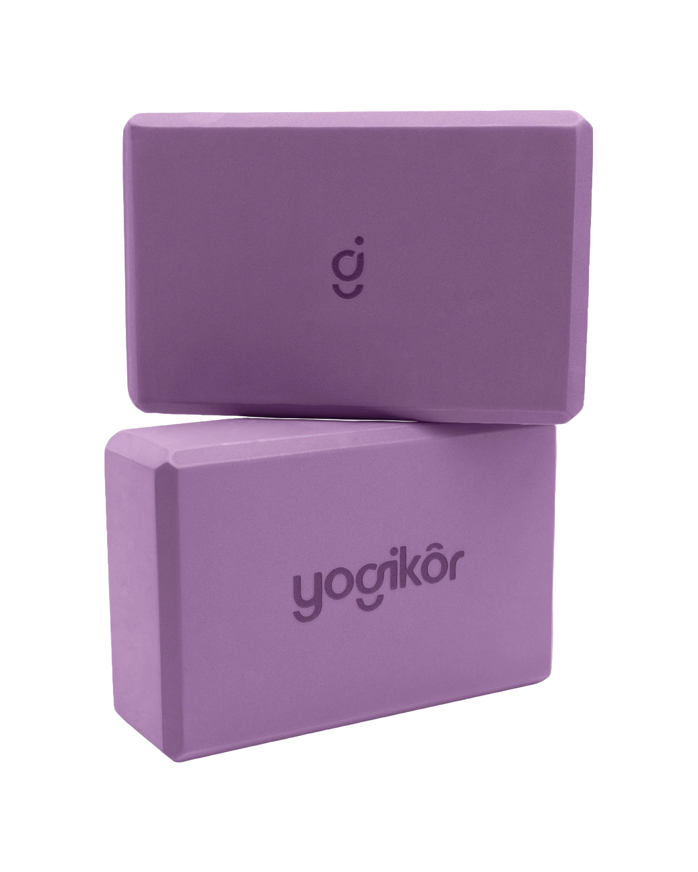 Purple Elevating Yoga Blocks - Set of 2