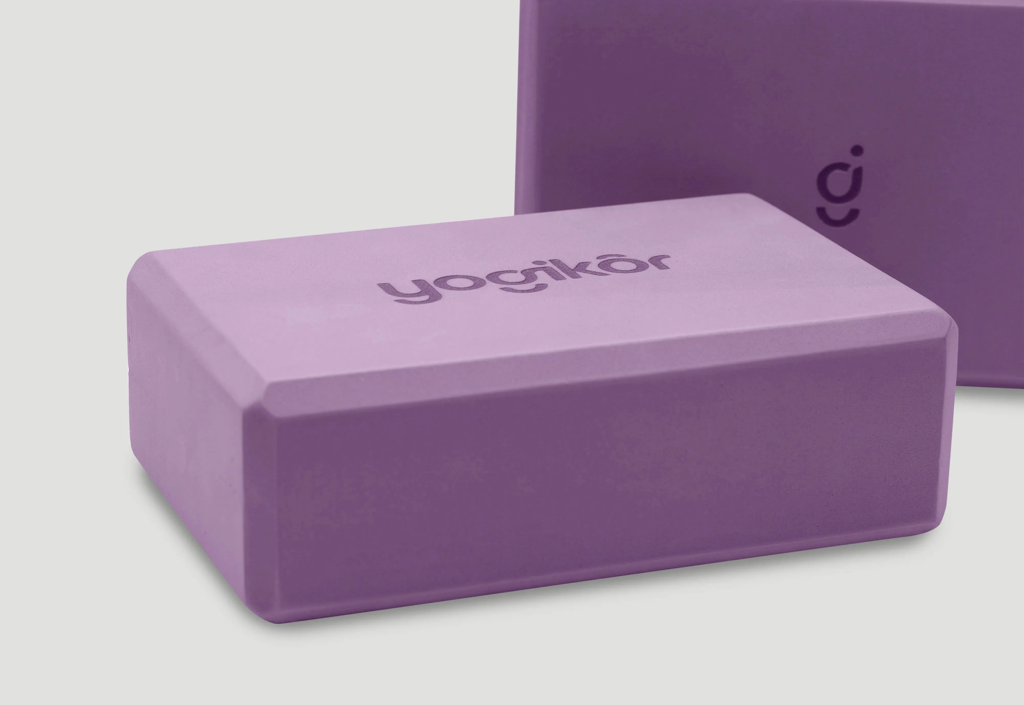 Purple Elevating Yoga Blocks - Set of 2