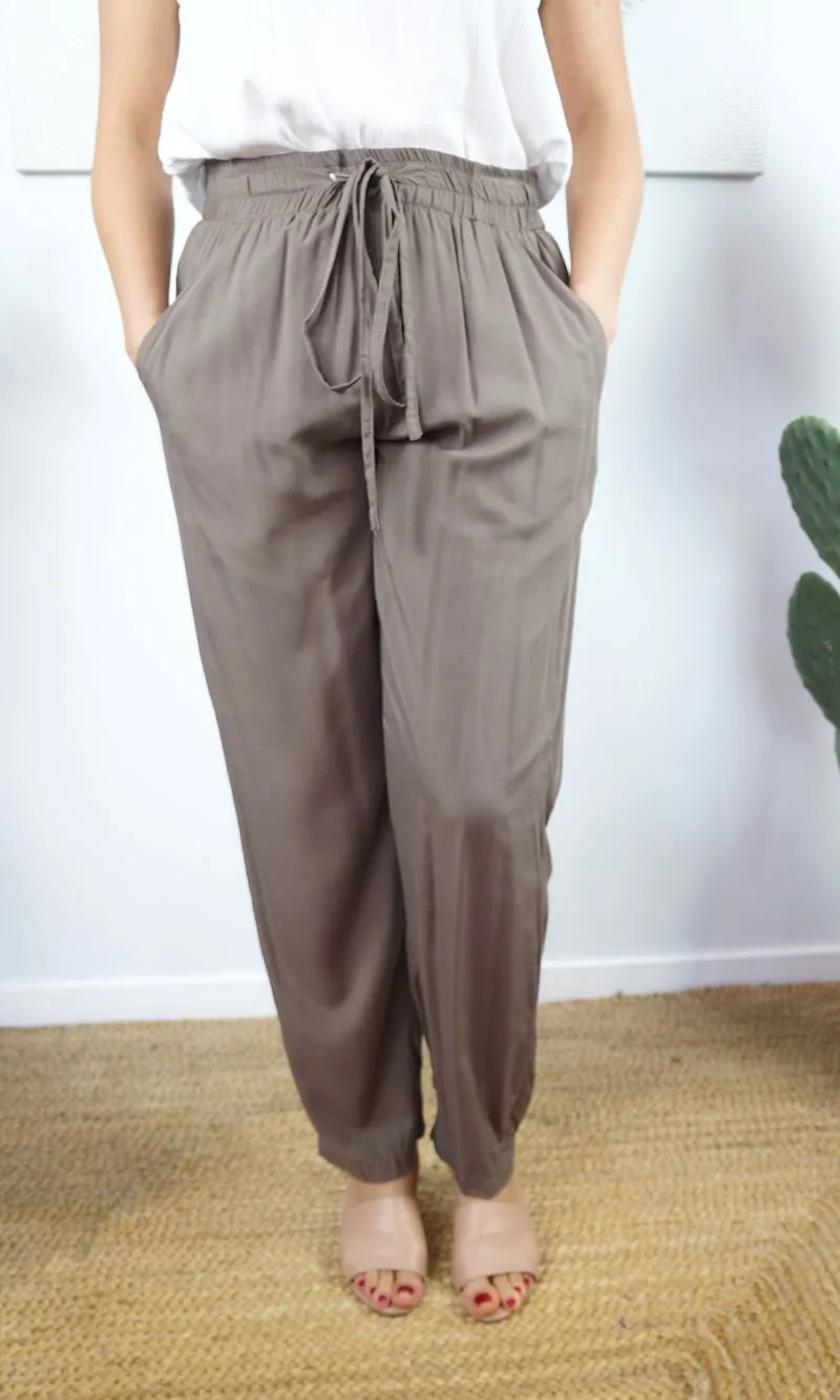 Rayon Pants Holly Plain, More Colours