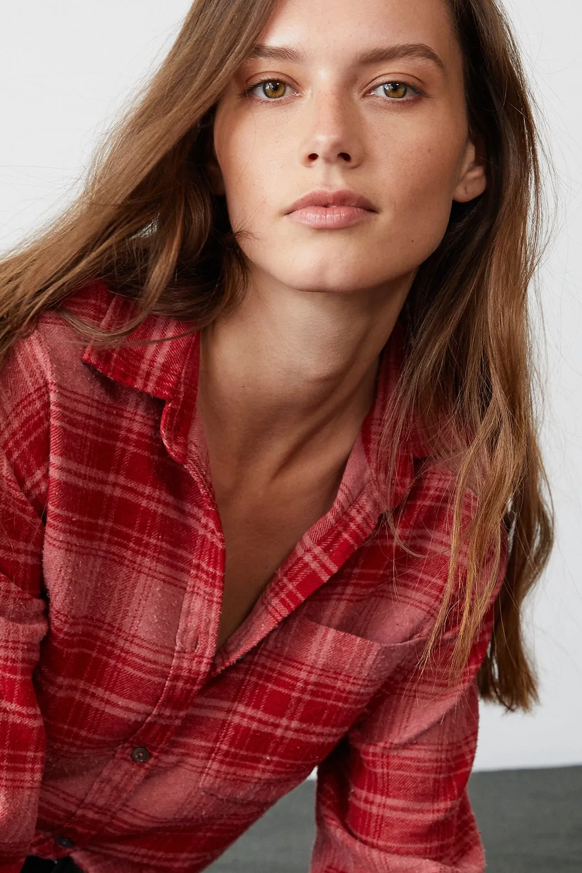 RUZ PLAID BUTTON-UP SHIRT