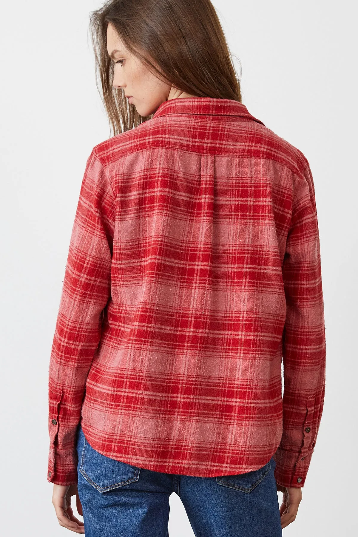 RUZ PLAID BUTTON-UP SHIRT