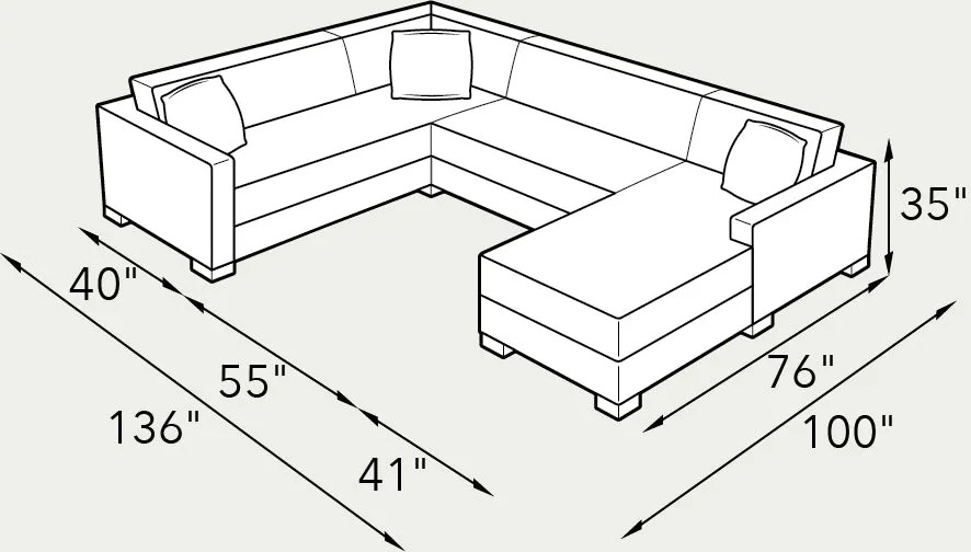 Sausalito Offset Sectional (LF)