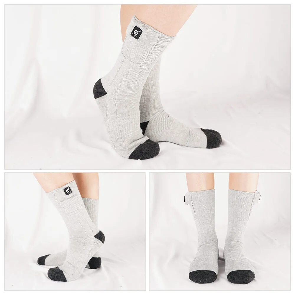 Savior 7.4V Rechargeable Heated Socks For Men Women