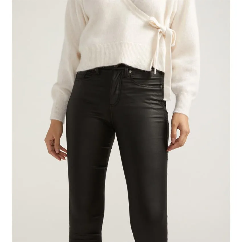 Silver Isbister Black Coated Skinny Jean