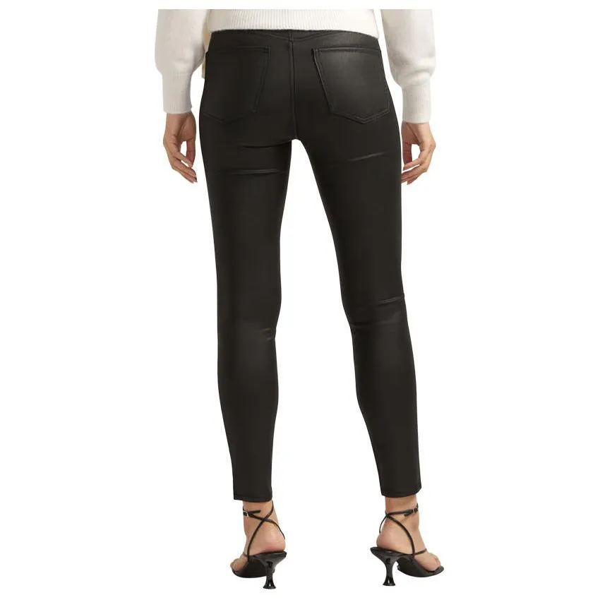 Silver Isbister Black Coated Skinny Jean