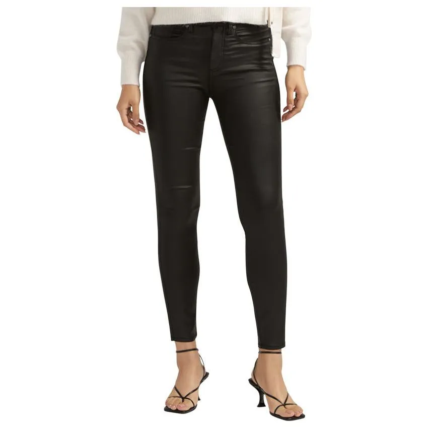 Silver Isbister Black Coated Skinny Jean