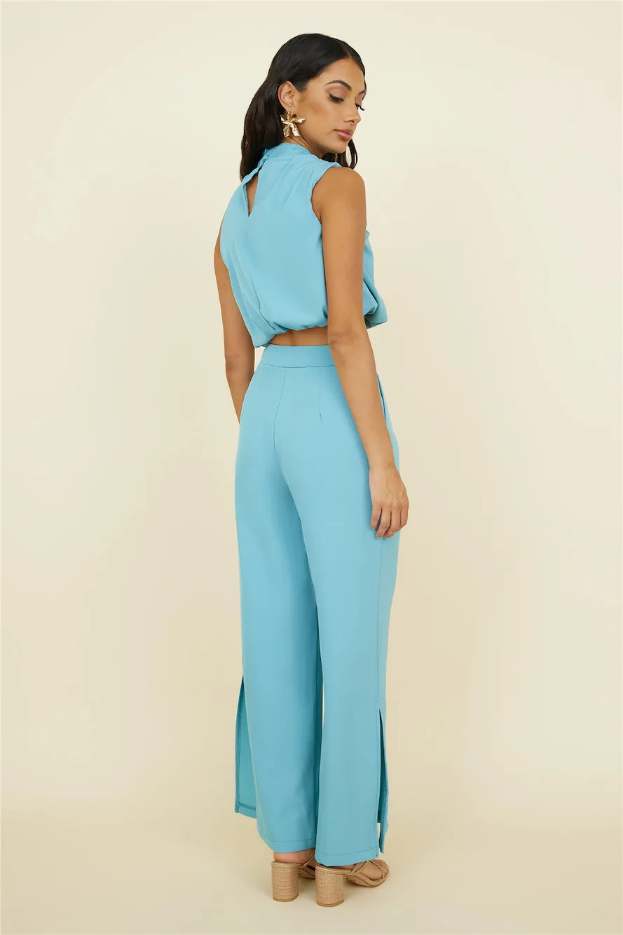 So Romantic Pants Turquoise