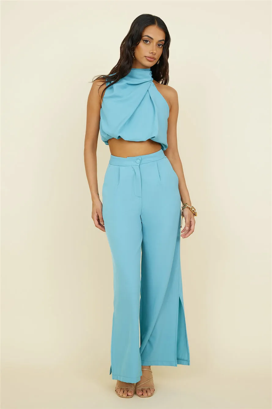 So Romantic Pants Turquoise