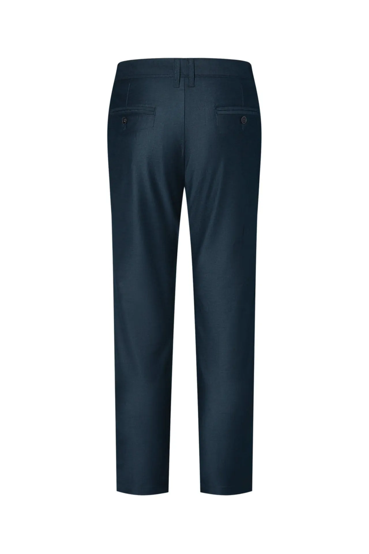 Soft Cotton Rich Stretch Slim Tapered Fit Twill Casual Pants